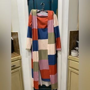 Multi Color Dress Set